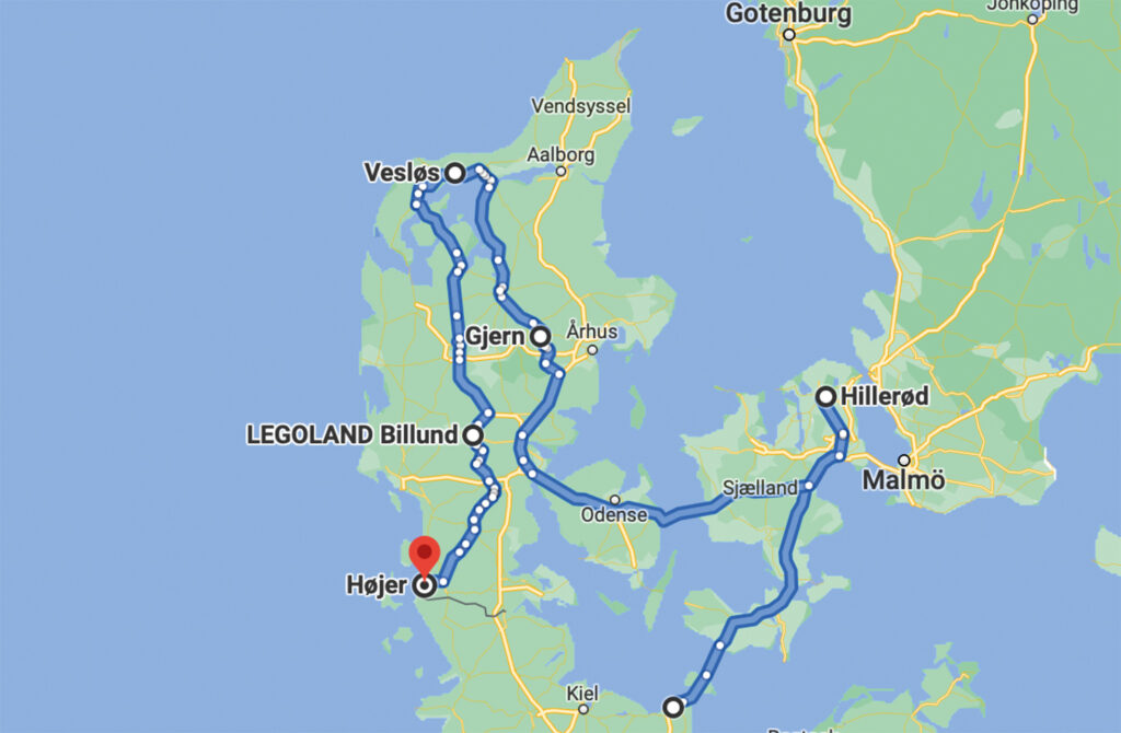 Route rondreis Denemarken