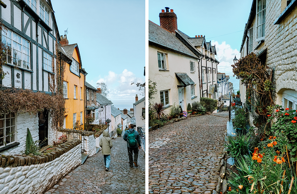 De mooie straatjes van Clovelly in Devon