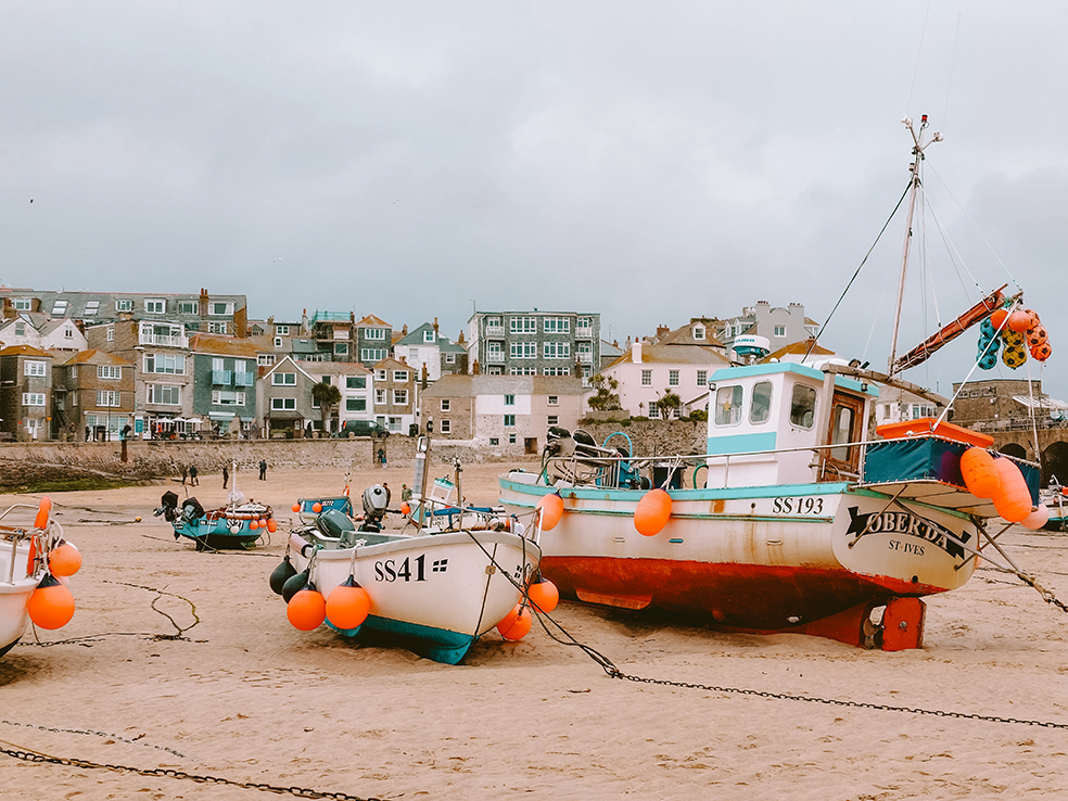 Het strand van Saint Ives
