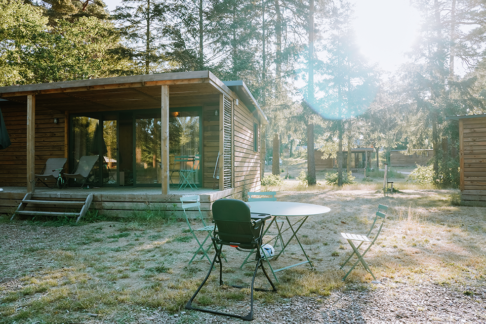 Chalet Portland op Huttopia De Meinweg