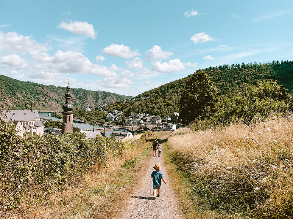 Cochem ligt aan de Moezel 