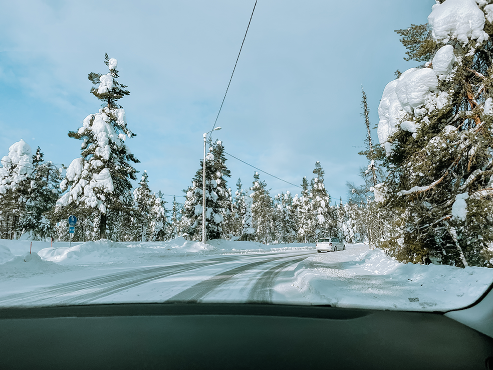 Huurauto in Fins Lapland