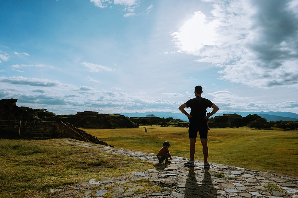 De ruïnes van Monte Alban