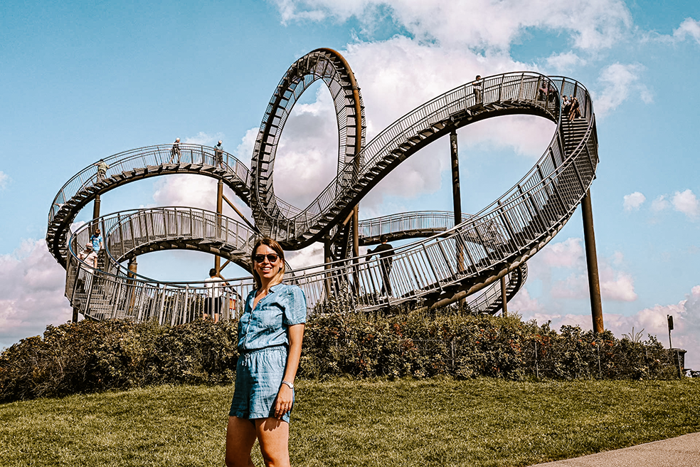 Achtbaan bij Tiger And Turtle Magic Mountain
