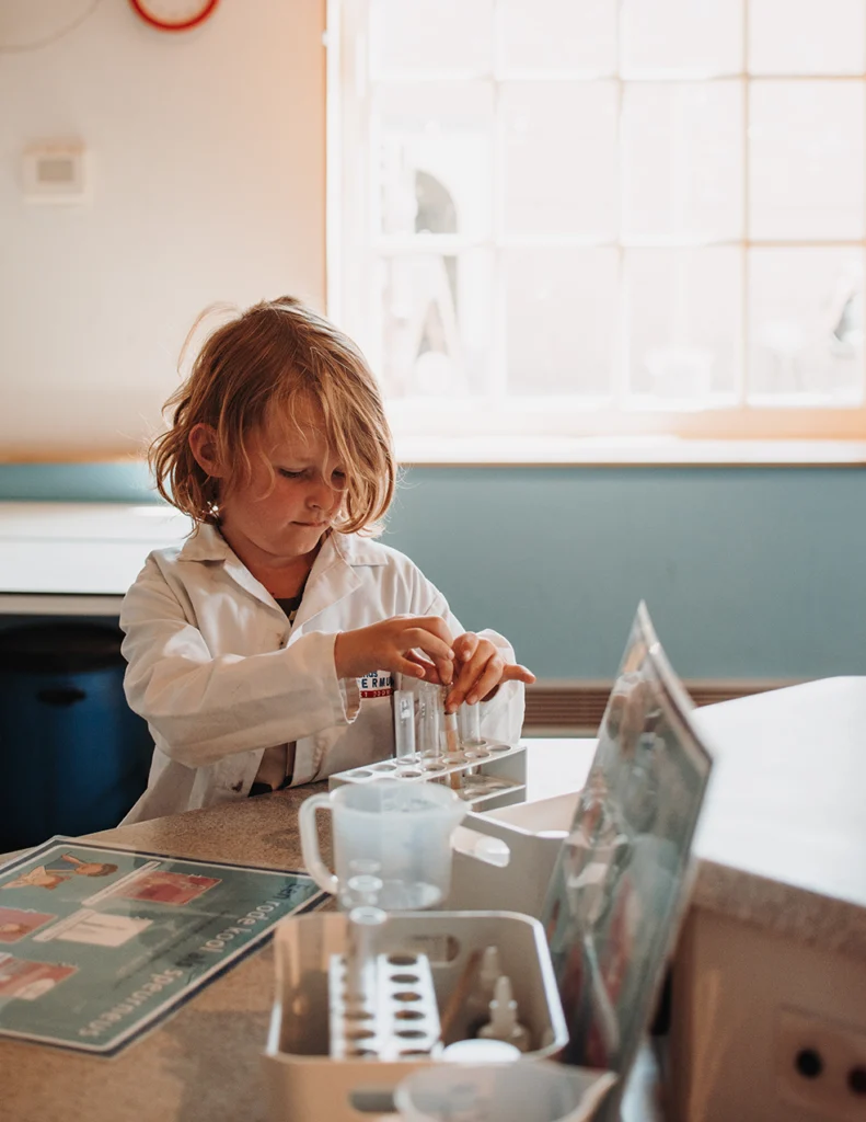 Experimenteren in het Watermuseum in Arnhem