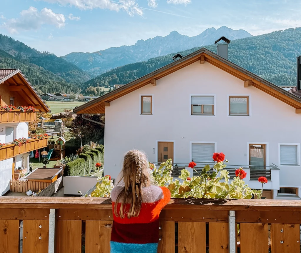 Hotel Fameli - kindvriendelijk hotel Dolomieten, uitzicht