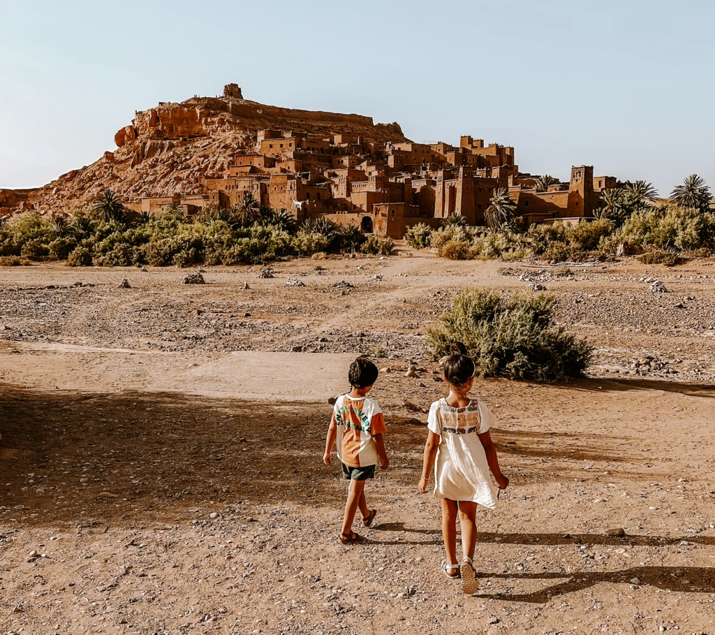 De beroemde ksar Aït Ben Haddou