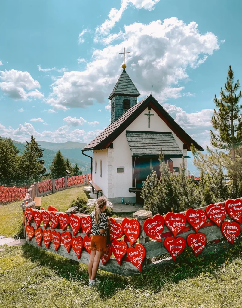 Het Maria kapelletje in Katschberg is een geliefde trouwlocatie