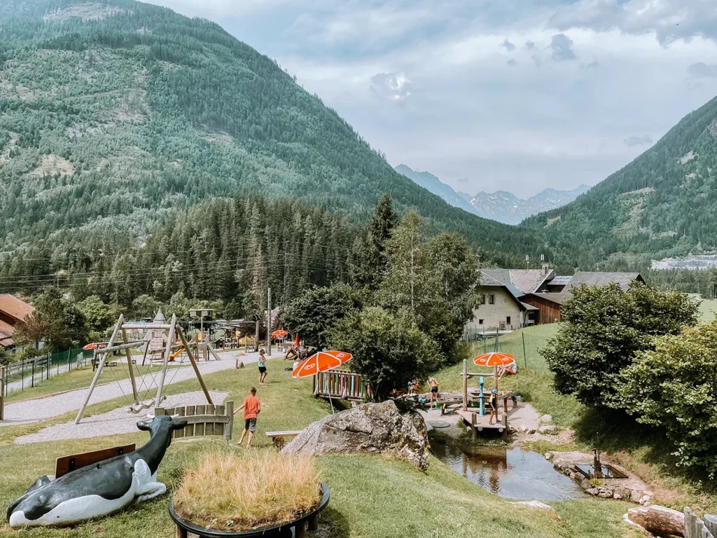 De speeltuin van Wassererlebnis Maltatal is een leuk uitje als je in de regio Katschberg bent met kinderen