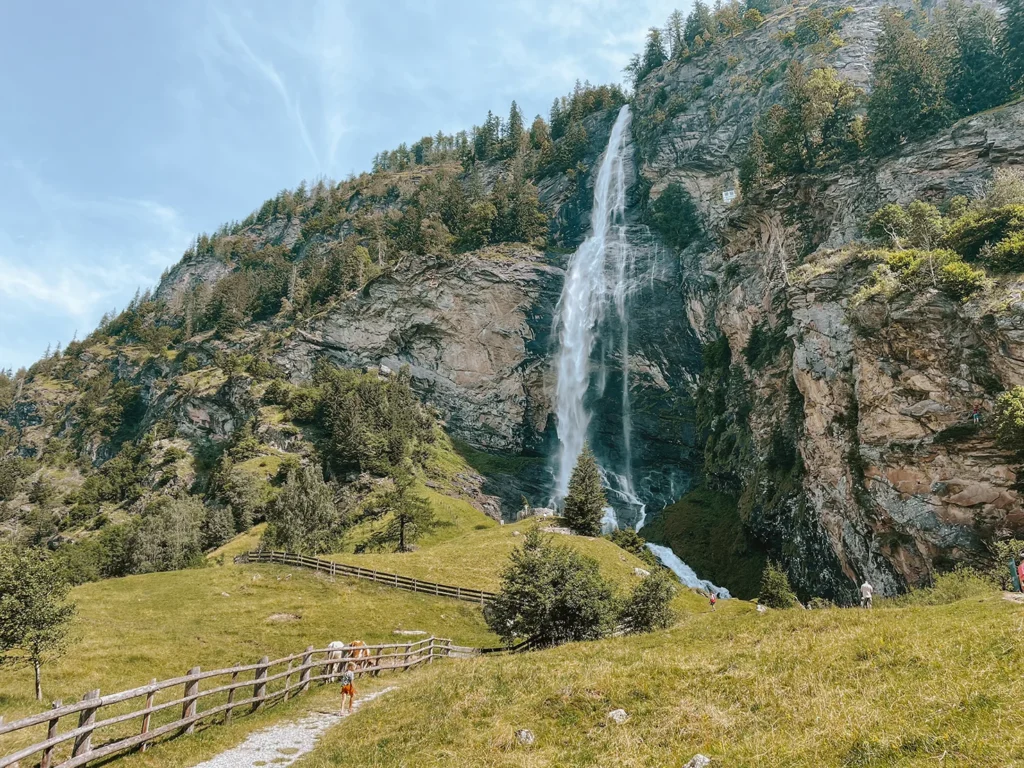 De Fallbach waterval bij Wassererlebnis Maltatal