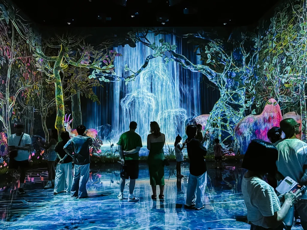 Teamlab Planets is een van de leukste musea voor kinderen in Tokyo