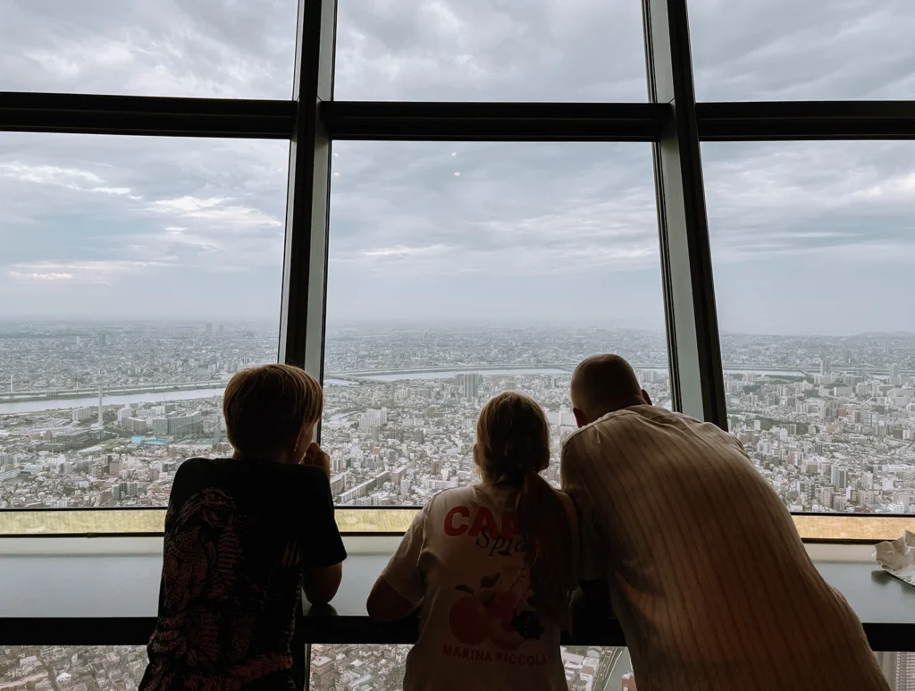 Uitzicht vanaf de Tokyo Skytree