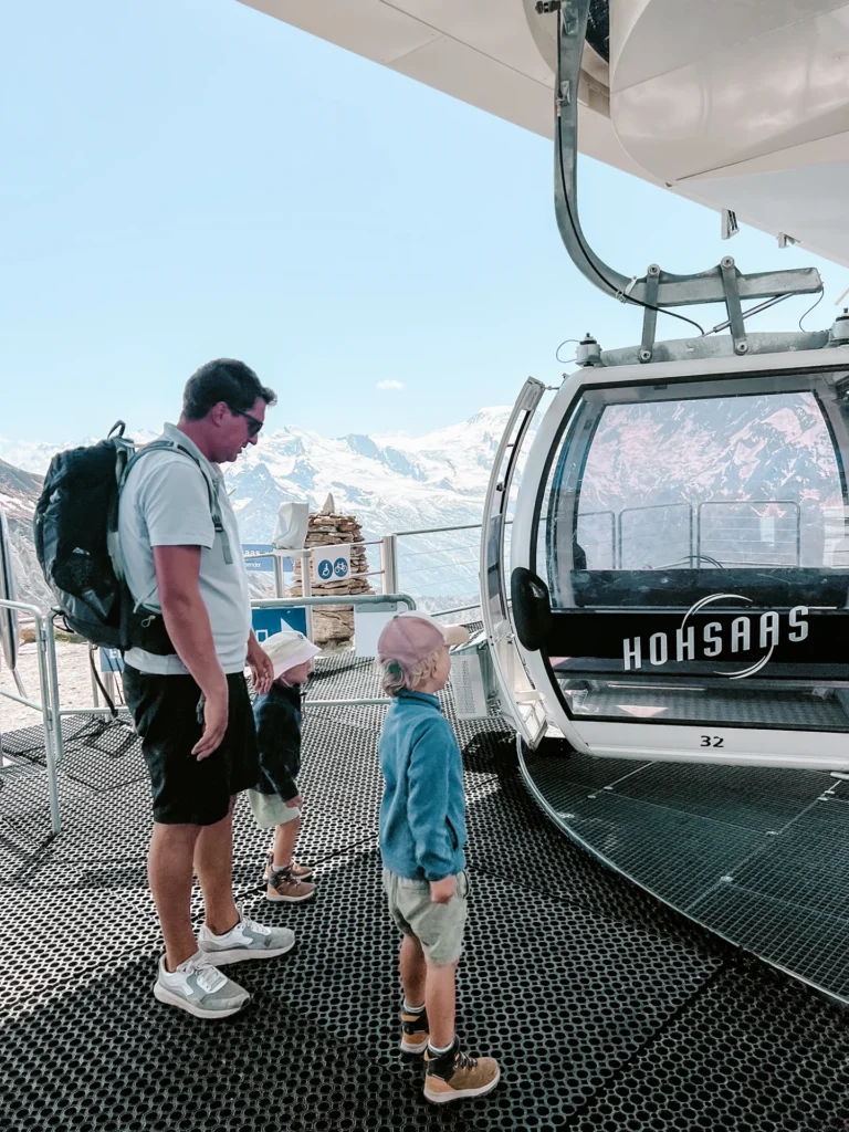 Met de gondel naar Hohsaas